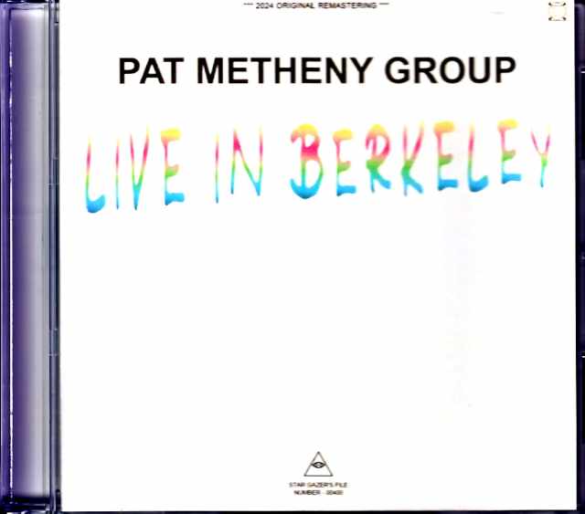 Pat Metheny Group Lyle Mays パット・メセニー ライル・メイズ/CA,USA 1985 Complete
