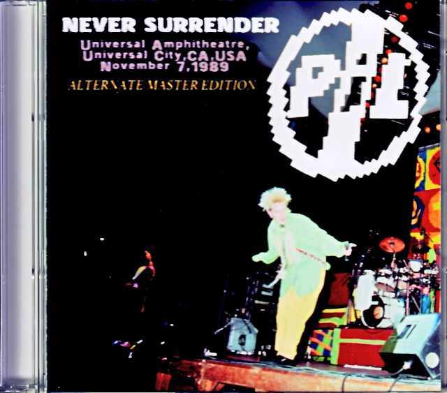 Public Image Limited パブリック・イメージ・リミテッド/CA,USA 1989 Complete