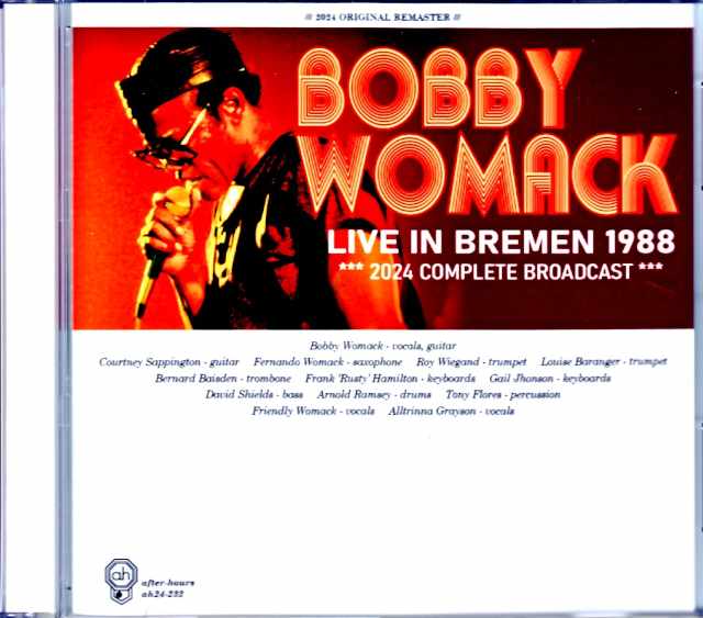 Bobby Womack ボビー・ウォーマック/Germany 1988 Complete