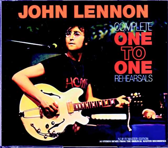John Lennon ジョン・レノン/ワン・トゥ・ワン 完全版 One to One Rehearsals NY,USA 1972 Complete
