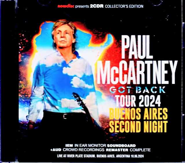 Paul McCartney ポール・マッカートニー/Argentina 10.6.2024 Complete IEM Matrix Edition