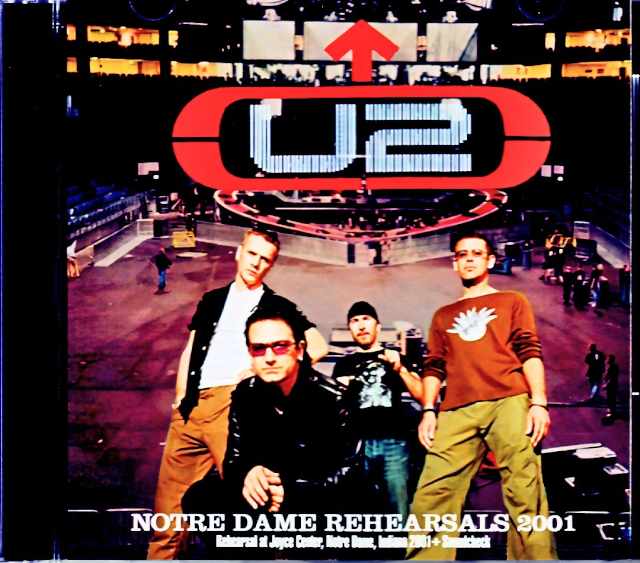 U2 ユーツー/CA,USA 2001 Rehearsals Complete & Soundcheck IEM Matrix Edition