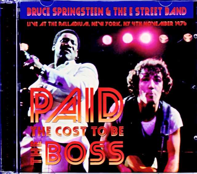 Bruce Springsteen and the E Street Band ブルース・スプリングスティーン/NY,USA 1976