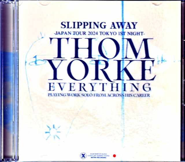 Thom Yorke トム・ヨーク/Tokyo,Japan 11.15.2024 Complete S & V IEM Matrix Edition