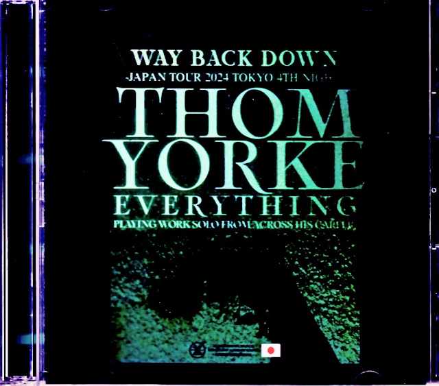 Thom Yorke トム・ヨーク/Tokyo,Japan 11.24.2024 Complete S & V IEM Matrix Edition