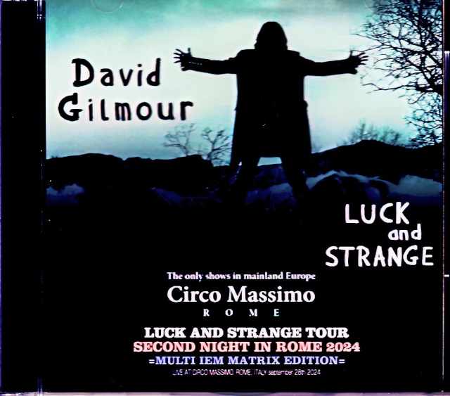 David Gilmour デヴィッド・ギルモア/Italy 2024 Complete IEM Matrix Edition