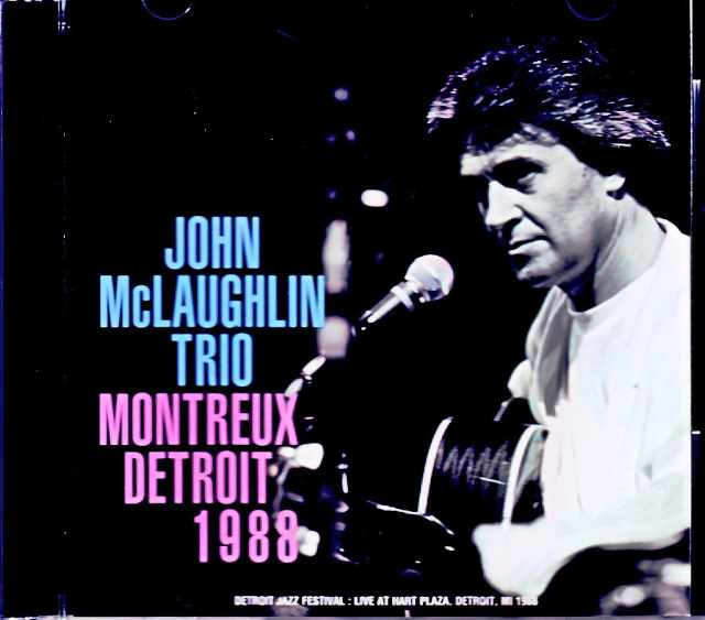 John McLaughlin Trio ジョン・マクラフリン/MI,USA 1988