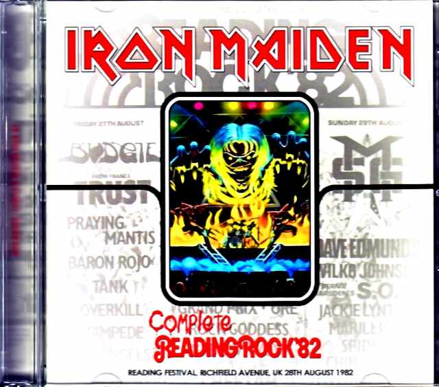 Iron Maiden アイアン・メイデン/England,UK 8.28.1982 Complete Upgrade