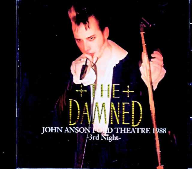 Damned ダムド/CA,USA 10.22.1988