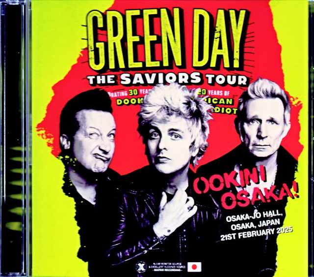 Green Day グリーン・デイ/Osaka,Japan 2025 S & V Complete IEM Matrix Edition