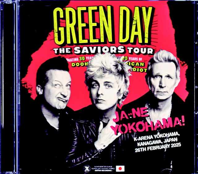 Green Day グリーン・デイ/Kanagawa,Japan 2.26.2025 S & V Complete IEM Matrix Edition