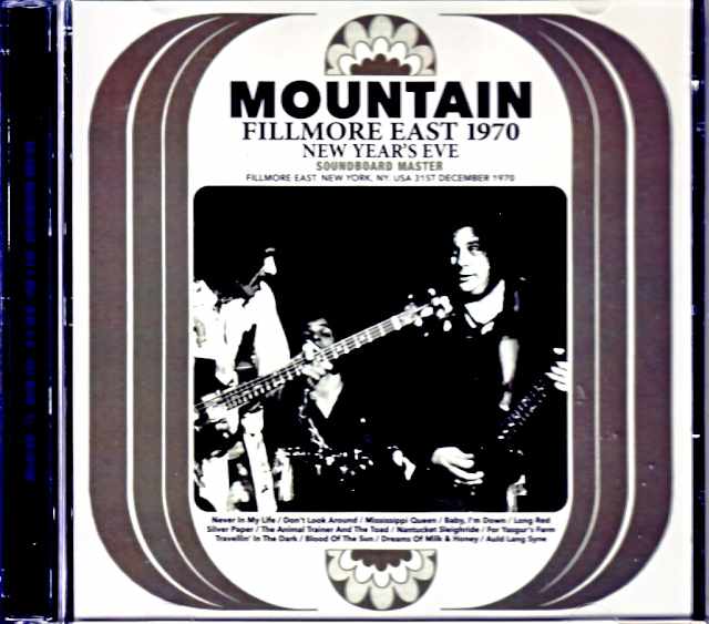 Mountain マウンテン/NY,USA 1970 Soundboard Edition