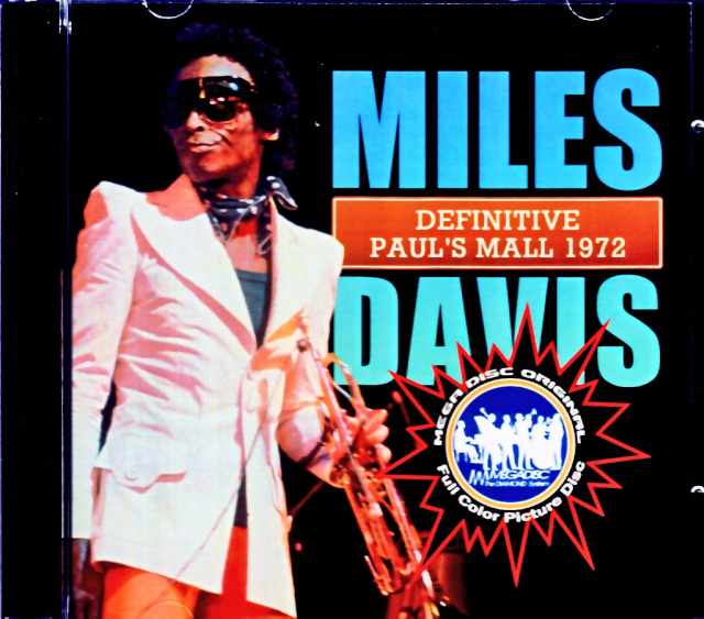 Miles Davis マイルス・デイビス/MA,USA 1972 Remastered