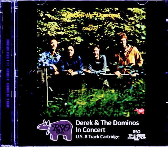 Derek and the Dominos Eric Clapton デレク・アンド・ザ・ドミノス エリック・クラプトン/In Concert US 8 Track Tape Edition