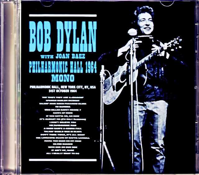 Bob Dylan ボブ・ディラン/NY,USA 10.31.1964 Soundboard Edition