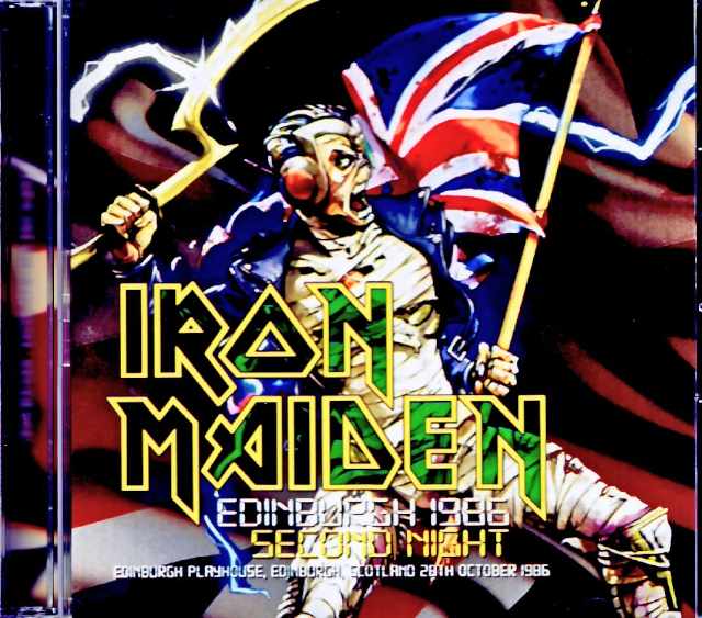 Iron Maiden アイアン・メイデン/Scotland,UK 10.28.1986