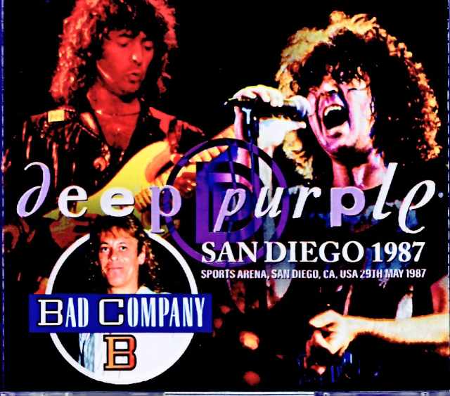Deep Purple Bad Company ディープ・パープル バッド・カンパニー/CA,USA 05.29.1987 Complete