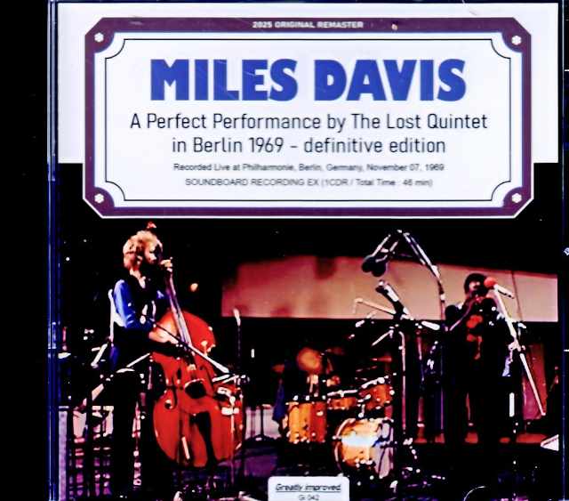 Miles Davis Wayne Shorter,Chick Corea マイルス・デイビス ウェイン・ショーター チック・コリア/Germany 1969 Remastered