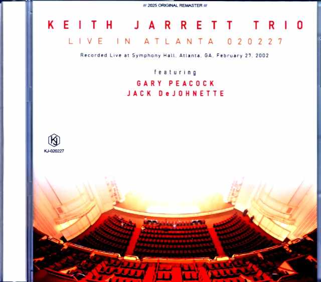 Keith Jarrett Trio キース・ジャレット/GA,USA 2002 Complete