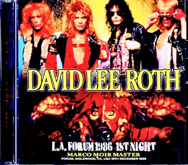 David Lee Roth デヴィッド・リー・ロス/CA,USA 12.19.1986 Marco Moir Master Edition