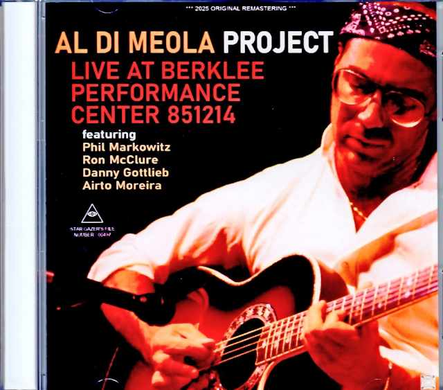 Al Di Meola Project アル・ディ・メオラ/MA,USA 1985 Complete