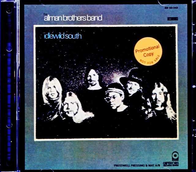Allman Brothers Band オールマン・ブラザーズ・バンド/Idlewild South US Original Genuine First Pressing Promo Copy Edition