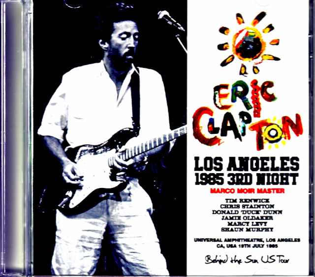 Eric Clapton エリック・クラプトン/CA,USA 07.19.1985 Marco Moir Master Edition
