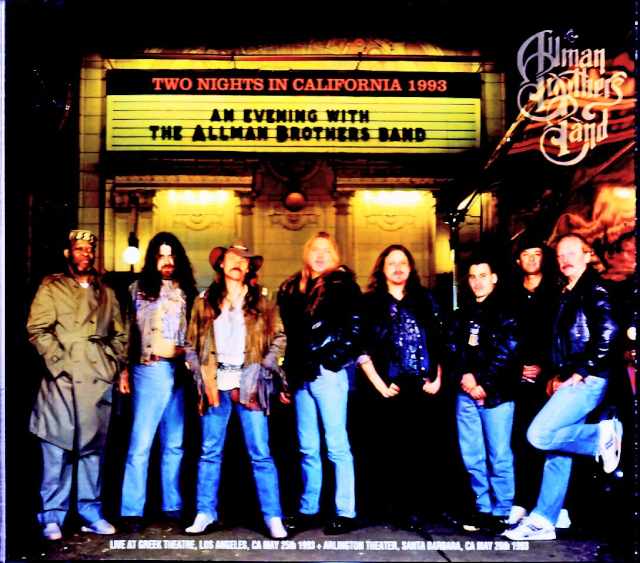 Allman Brothers Band オールマン・ブラザーズ・バンド/CA,USA 1993 & more Soundboard Edition