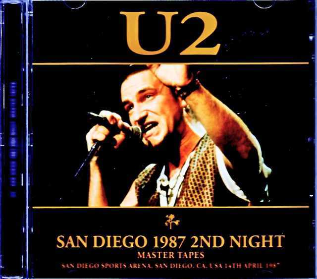 U2 ユーツー/CA,USA 04.14.1987 Complete