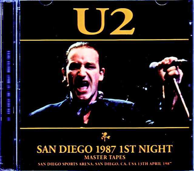 U2 ユーツー/CA,USA 04.13.1987 Complete