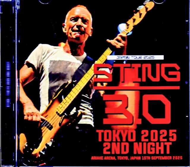 Sting スティング/Tokyo,Japan 09.15.2025 Complete