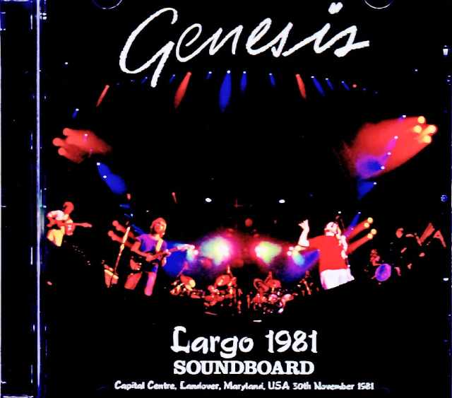 Genesis ジェネシス/MD,USA 11.30.1981 Complete Soundboard Edition