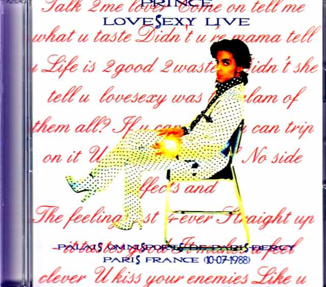 Prince プリンス/France 07.10.1988