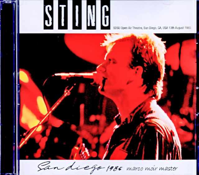 Sting スティング/CA,USA 08.13.1985 Marco Moir Master Edition
