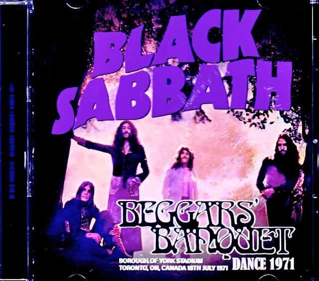 Black Sabbath ブラック・サバス/Canada 07.18.1971 Upgrade