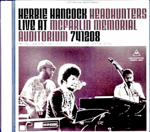 Herbie Hancock Headhunters ハービー・ハンコック/TX,USA 12.08.1974