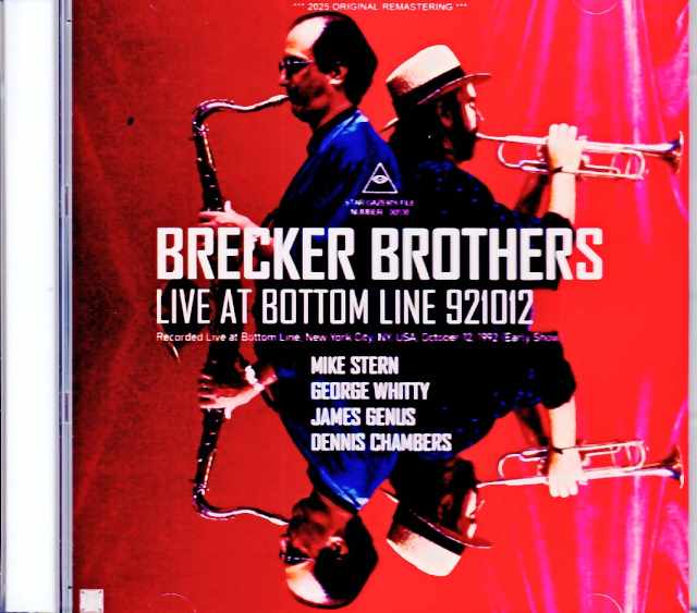 Brecker Brothers Mike Stern ブレッカー・ブラザーズ マイク・スターン/NY,USA 1992 Remastered