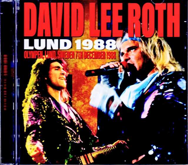 David Lee Roth Steve Vai デヴィッド・リー・ロス スティーヴ・ヴァイ/Sweden 12.07.1988 Complete
