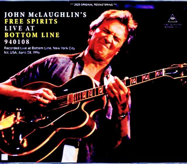 John McLaughlin Free Spirits ジョン・マクラフリン/NY,USA 1994 Remastered