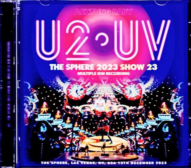 U2 ユーツー/NV,USA 12.13.2023 Complete IEM Matrix Edition