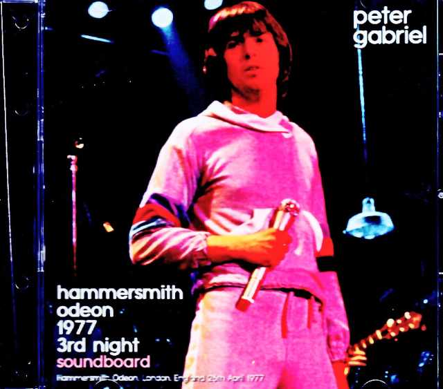 Peter Gabriel Robert Fripp ピーター・ガブリエル ロバート・フリップ/London,UK 04.26.1977 Soundboard Edition