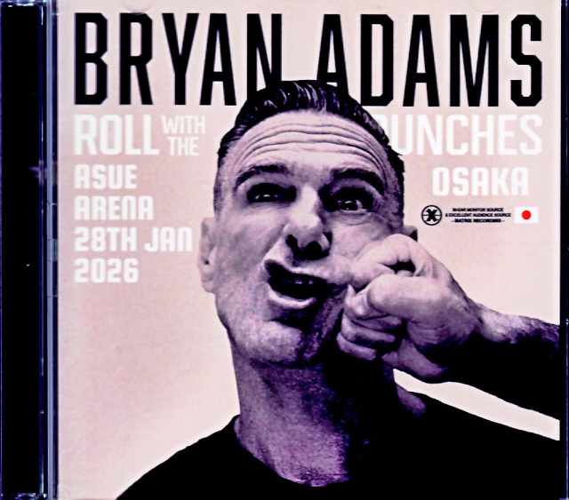 Bryan Adams ブライアン・アダムス/Osaka,Japan 2026 Complete IEM Matrix Edition & more