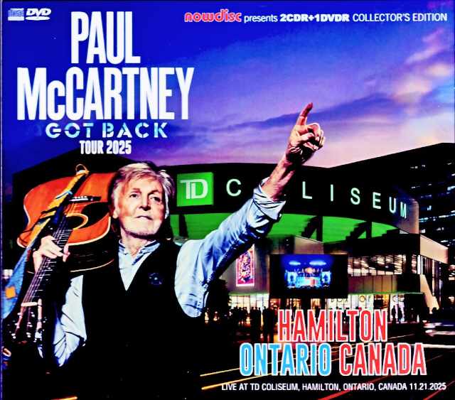 Paul McCartney ポール・マッカートニー/Canada 11.21.2025 S & V Complete