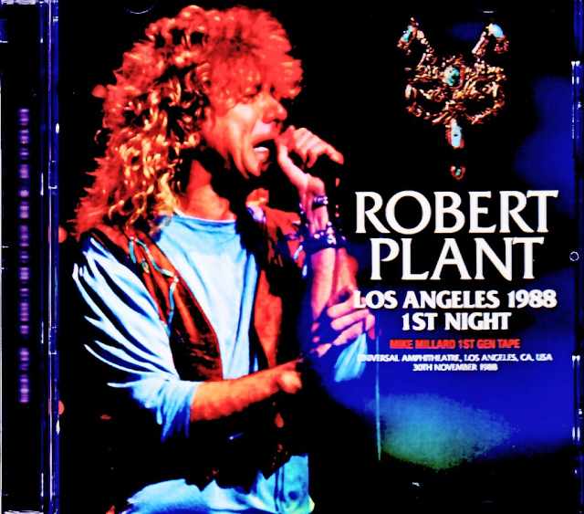 Robert Plant ロバート・プラント/CA,USA 11.30.1988 Mike Millard Master Tapes Edition
