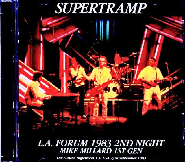 Supertramp スーパートランプ/CA,USA 09.23.1983 Complete FM Broadcast Edition