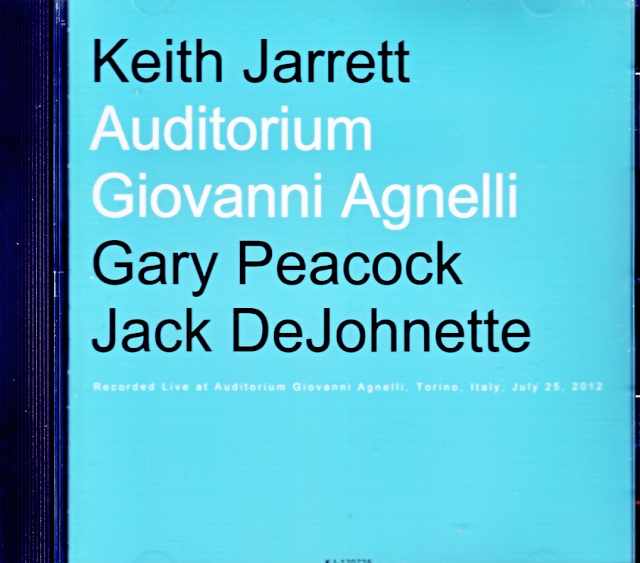 Keith Jarrett Trio Gary Peacock,Jack DeJonette キース・ジャレット/Italy 07.25.2012 Remastered