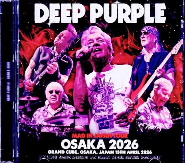 Deep Purple ディープ・パープル/Osaka,Japan 04.13.2026 Complete
