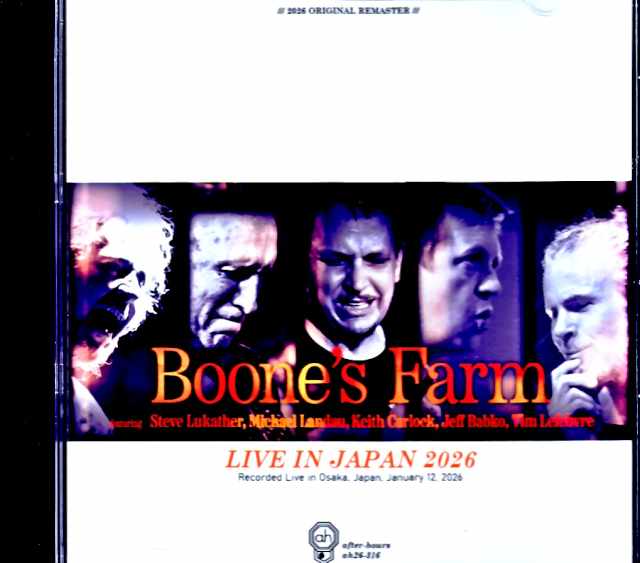 Boone's Farm Steve Lukather,Michael Landau スティーヴ・ルカサー マイケル・ランドゥ/Osaka,Japan 2026 Complete