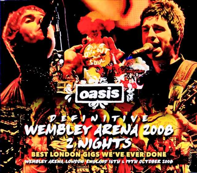 Oasis オアシス/London,UK 2008 2Days Complete Remaster of Stereo Soundboard and Audience Recording