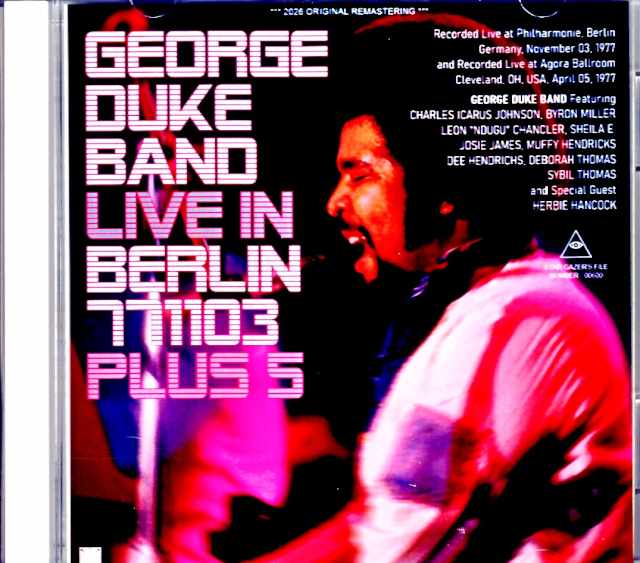George Duke Band ジョージ・デューク /Germany 11.03.1977 FM Broadcast Edition & more